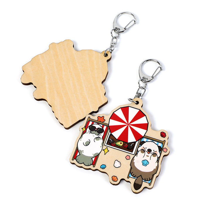 Custom 4mm Basswood Keychains