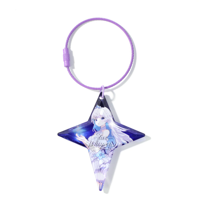 Porte-clés diamant personnalisé en acrylique