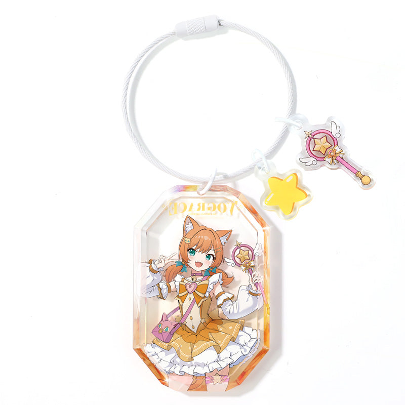 Porte-clés diamant personnalisé en acrylique