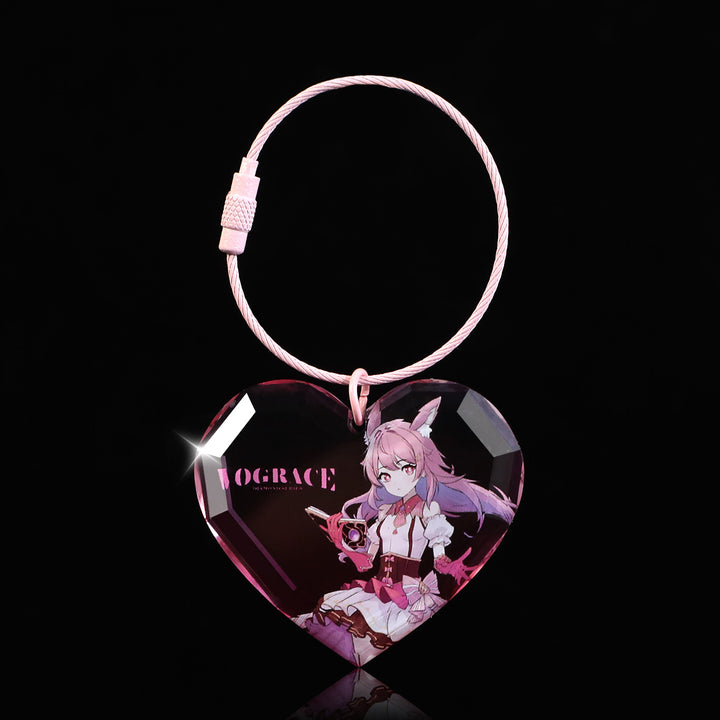 Porte-clés diamant en acrylique personnalisés 