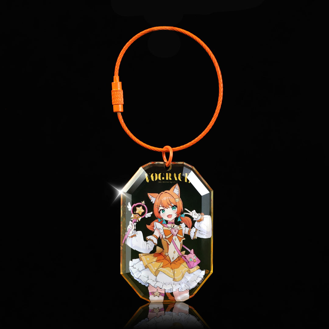 Porte-clés diamant en acrylique personnalisés 