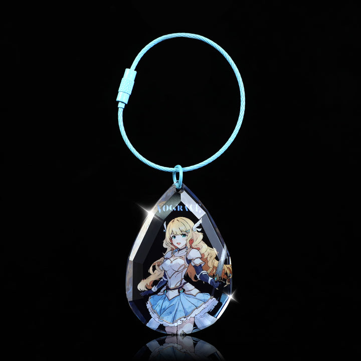 Porte-clés diamant en acrylique personnalisés 