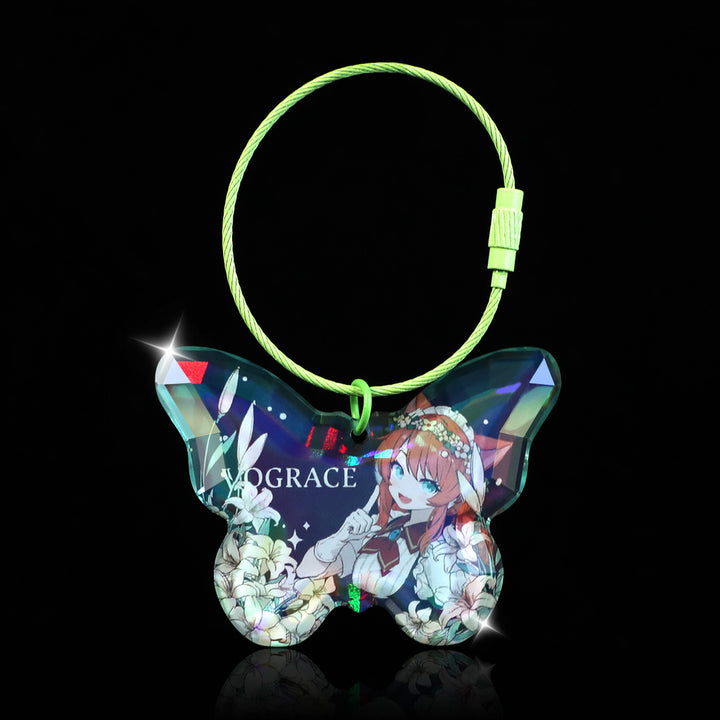Porte-clés diamant en acrylique personnalisés 