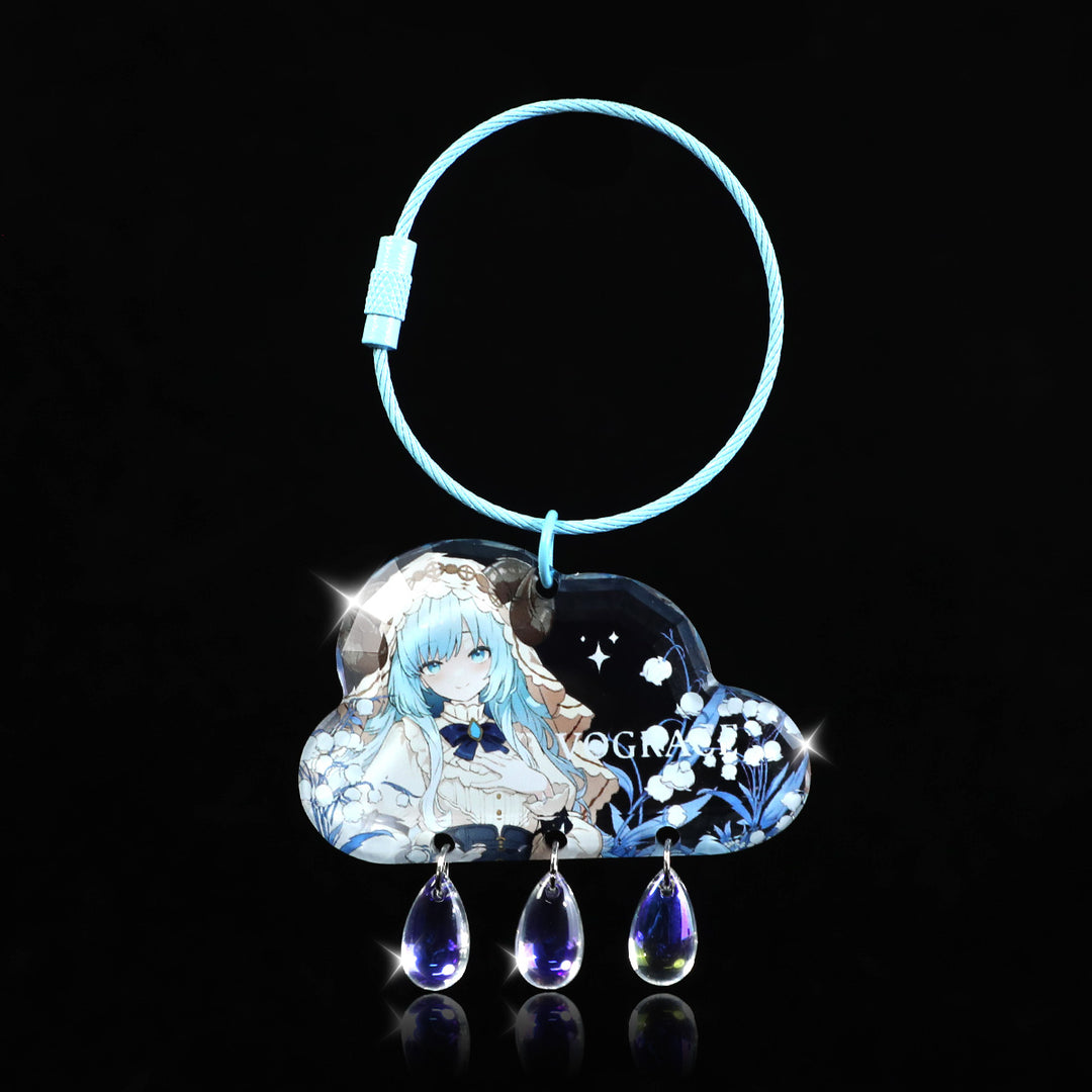 Porte-clés diamant en acrylique personnalisés 
