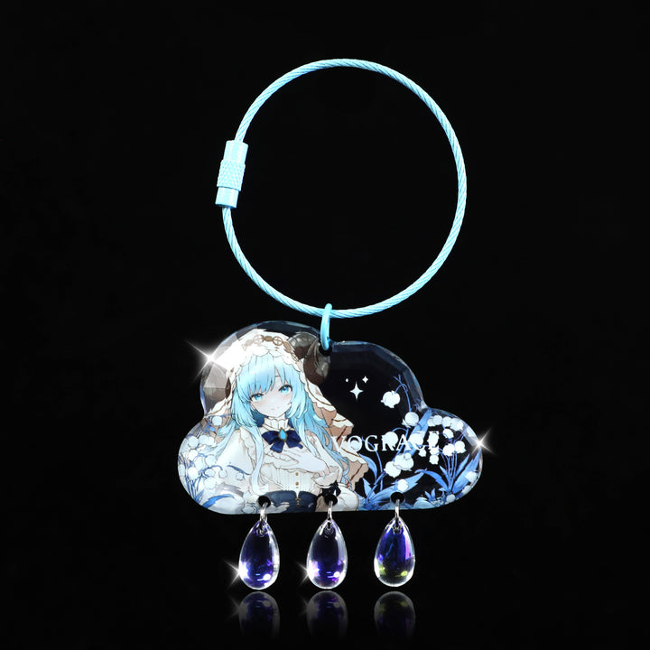 Porte-clés diamant en acrylique personnalisés 