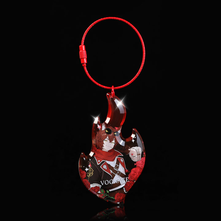 Porte-clés diamant en acrylique personnalisés 