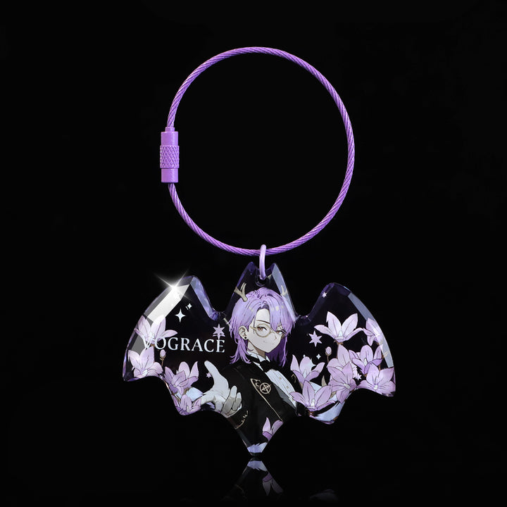 Porte-clés diamant en acrylique personnalisés 