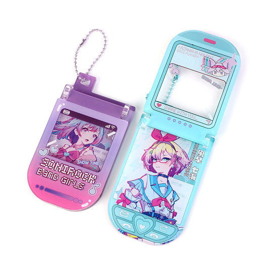 Custom Acrylic Flip Phone Hinged Keychains - VOGRACE