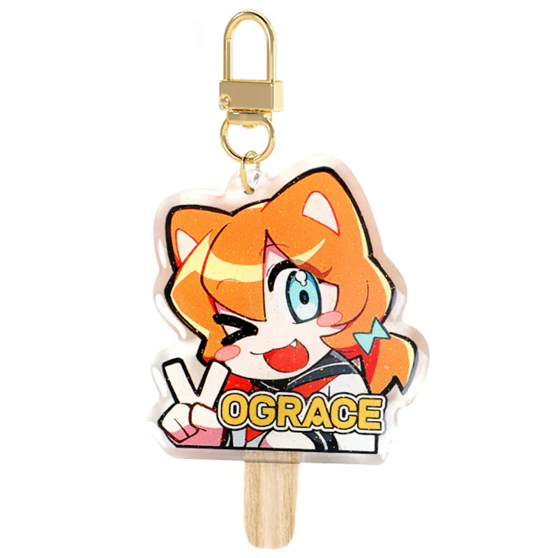 Custom Acrylic Ice Cream Popsicle Keychains
