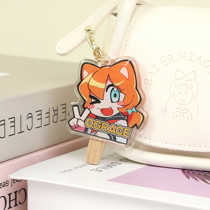 アイスキャンディーアクリルキーホルダー