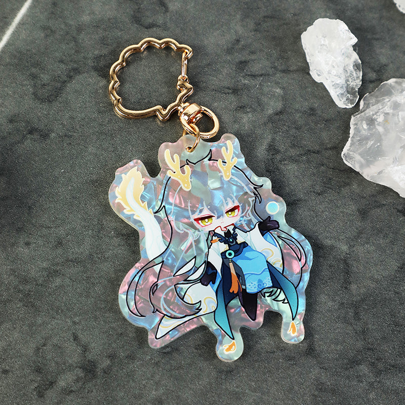 Custom Acrylic Shell Pattern Keychains - VOGRACE
