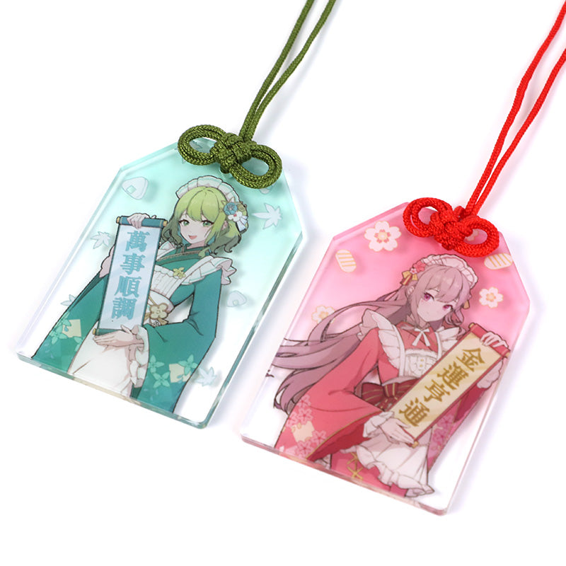 Porte-clés shaker suspendu en acrylique personnalisé 