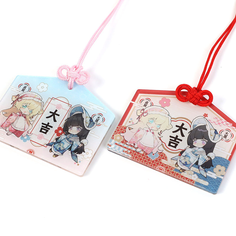 Porte-clés shaker suspendu en acrylique personnalisé 