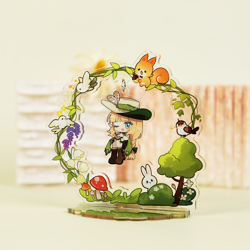 Custom Acrylic Wreath Dangling Shaker Standees - VOGRACE