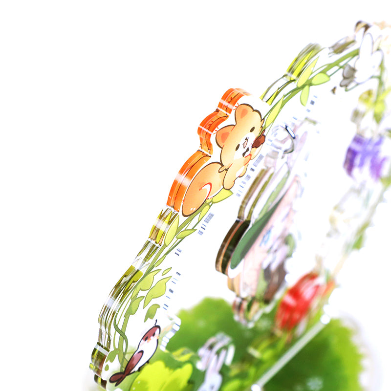 Custom Acrylic Wreath Dangling Shaker Standees - VOGRACE