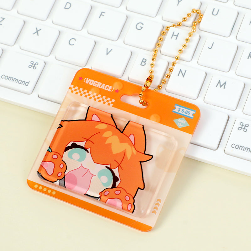Custom Blister-Style Acrylic Keychain