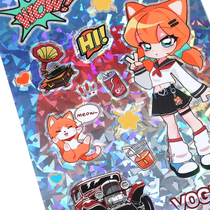 CustomBrokenGlassesStickers4 - VOGRACE