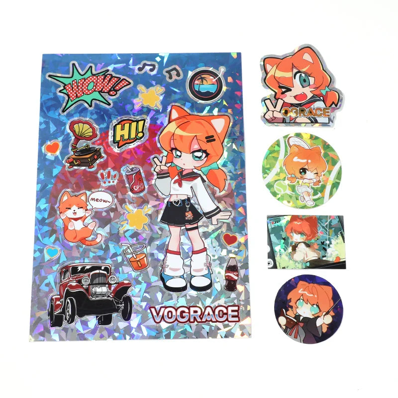 CustomBrokenGlassesStickers5 - VOGRACE