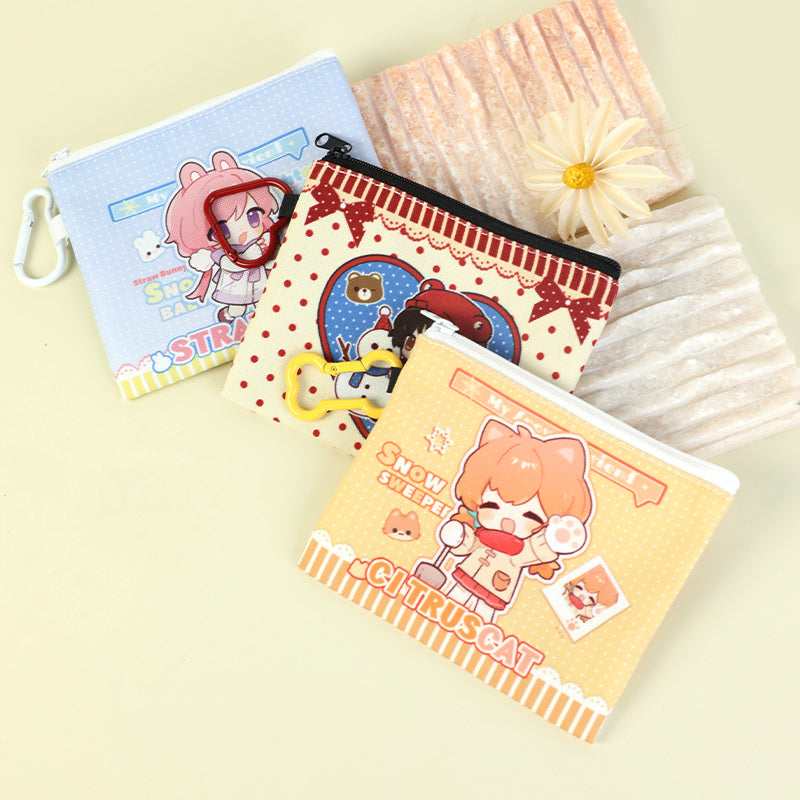 Custom Canvas Zipper Pouch Bags