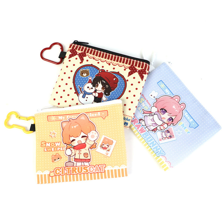 Custom Canvas Zipper Pouch Bags