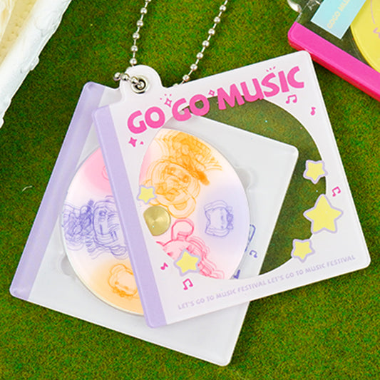 Custom Changeable CD Keychains - VOGRACE