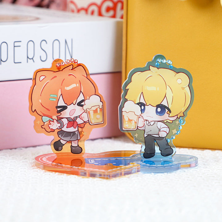 Custom Clear Acrylic Keychain Standees