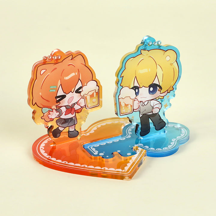 Custom Clear Acrylic Keychain Standees