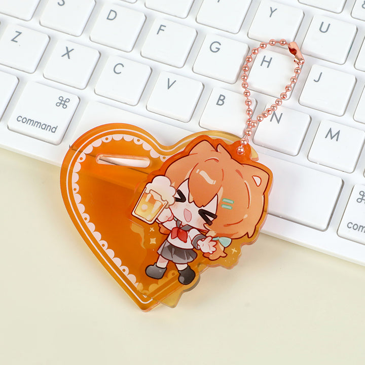 Custom Clear Acrylic Keychain Standees