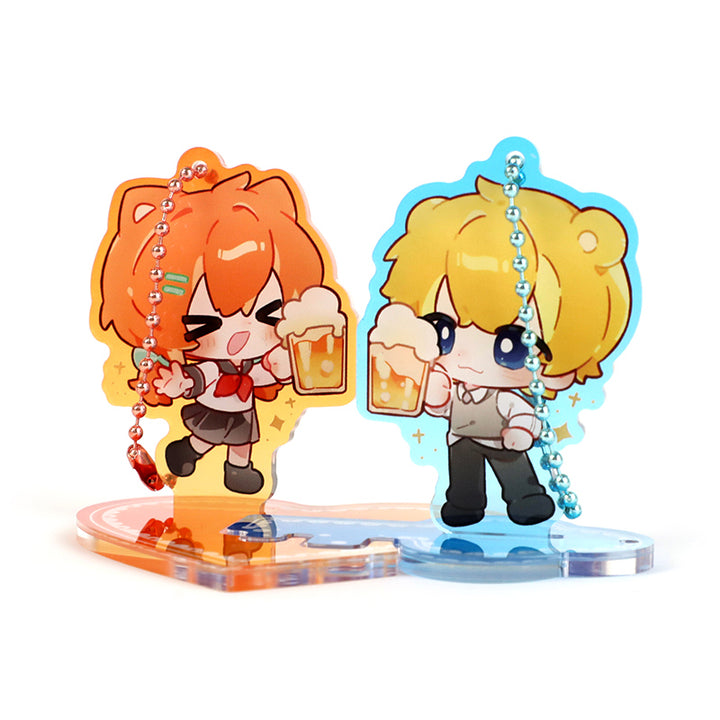 Custom Clear Acrylic Keychain Standees