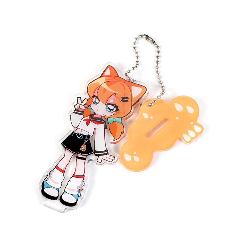 Custom Clear Acrylic Keychain Standees