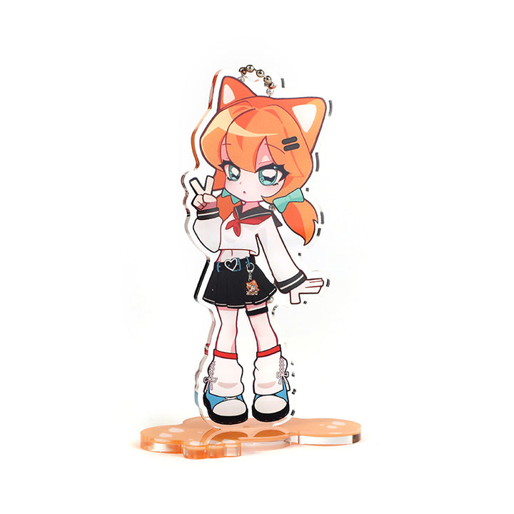 Custom Clear Acrylic Keychain Standees