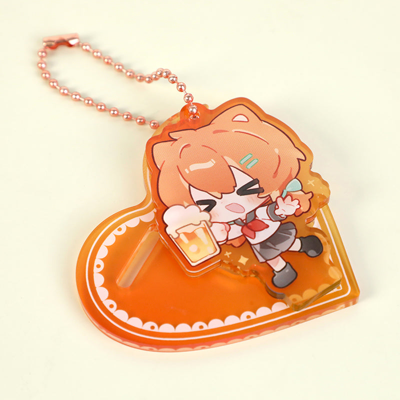 Custom Clear Acrylic Keychain Standees