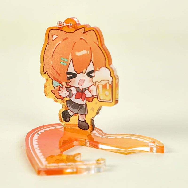 Custom Clear Acrylic Keychain Standees