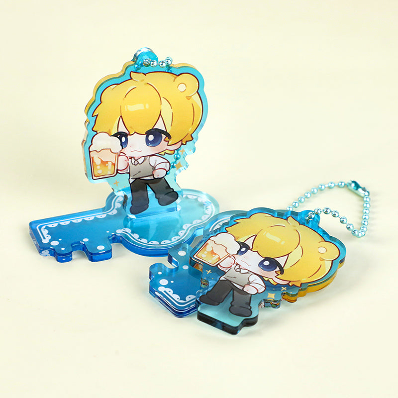 Custom Clear Acrylic Keychain Standees