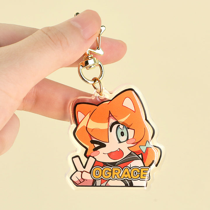 Custom Clear Acrylic Keychains - VOGRACE