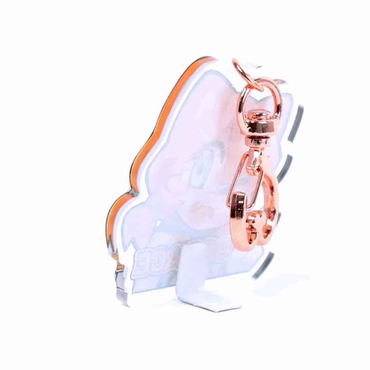 Llaveros de acrílico transparente personalizado Impresión única