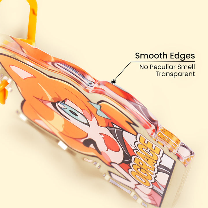 Llaveros de acrílico transparente personalizado Impresión única