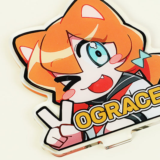 カスタマイズクリアアクリルスタンドサイン