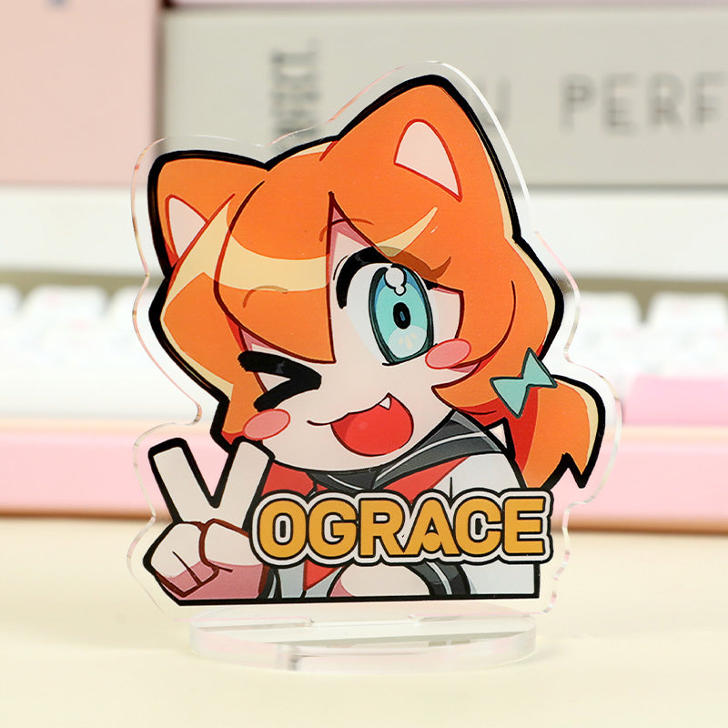 カスタマイズクリアアクリルスタンドサイン