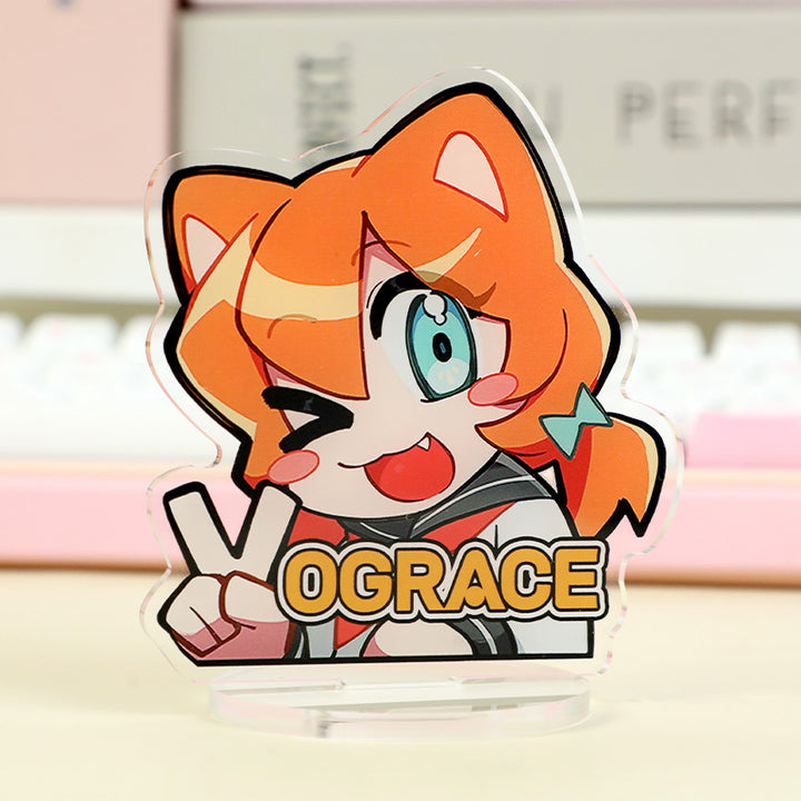 カスタマイズクリアアクリルスタンドサイン