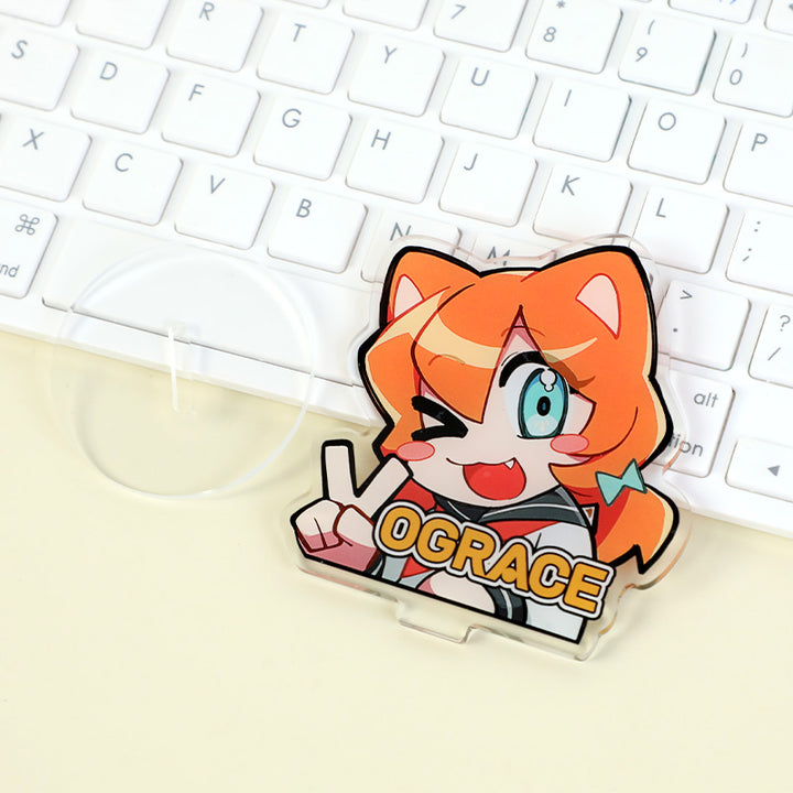 カスタマイズクリアアクリルスタンドサイン