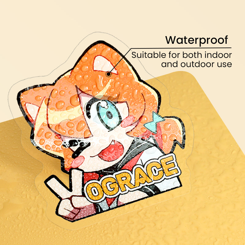 Pegatinas transparentes personalizadas