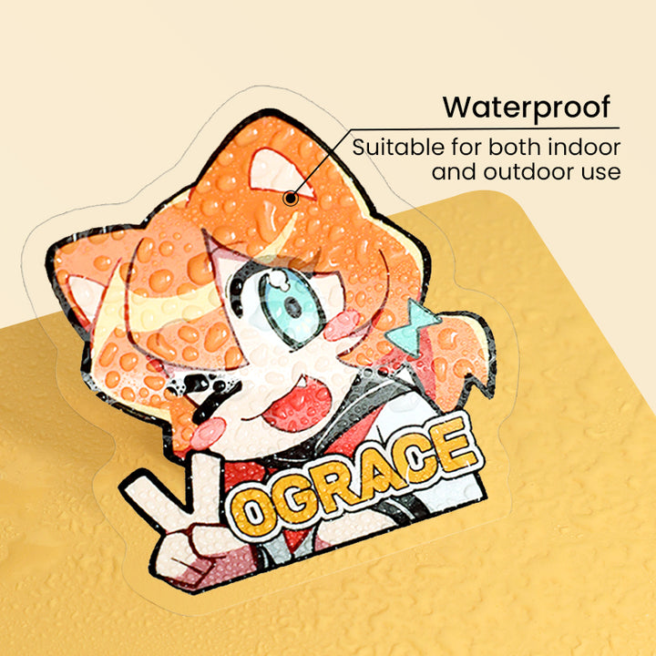 Pegatinas transparentes personalizadas