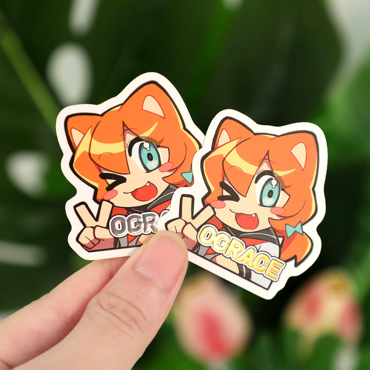 Custom Cold Foil Stamping Raised Foil Printing Stickers