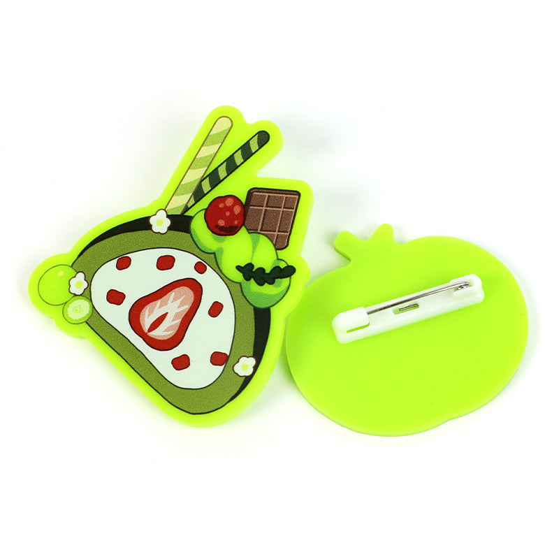 カスタムカラーアクリルピン 