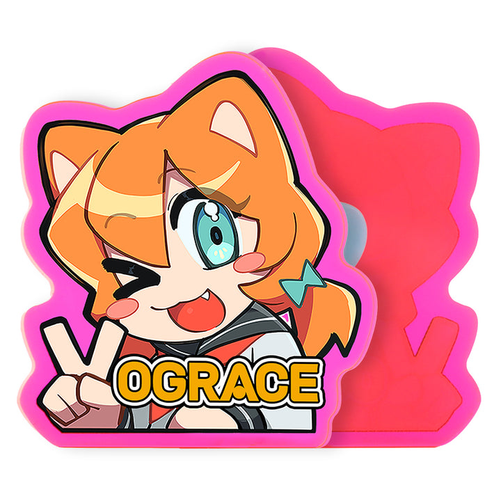 Épingles acryliques colorées personnalisées