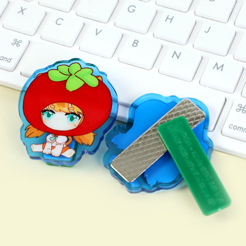 Épingles acryliques colorées personnalisées