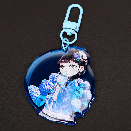 Custom Colored Epoxy Acrylic Keychains - VOGRACE