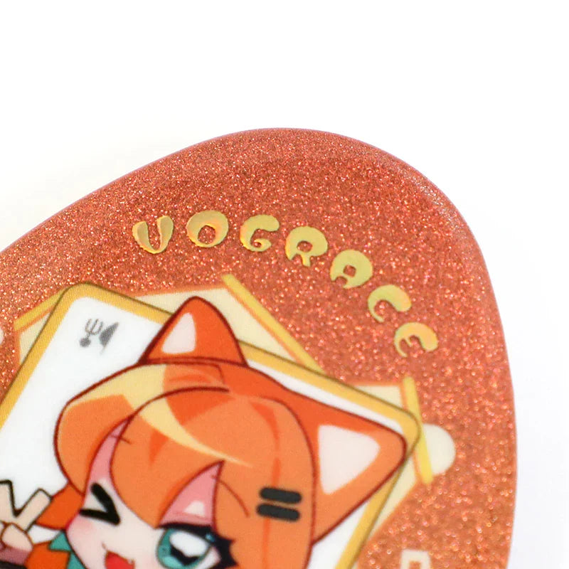 CustomEgg-shapedRaisedFoilGlitterHolographicButtonPins20 - VOGRACE
