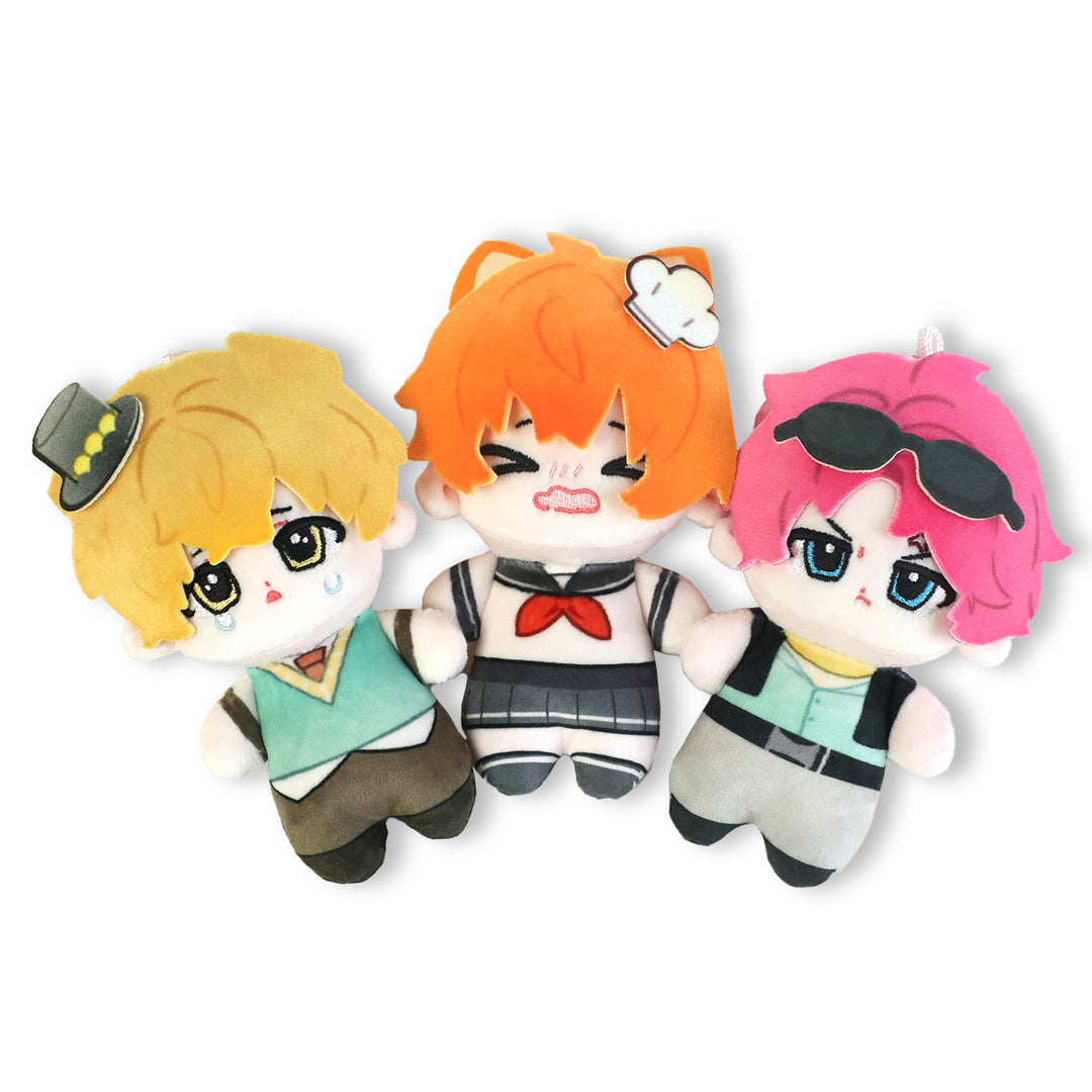 Custom Embroidered Plush Doll Keychain